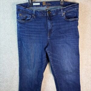 KUT from the Kloth Jeans Women's 16 (35x27) Katy High Rise Ankle Straight Leg